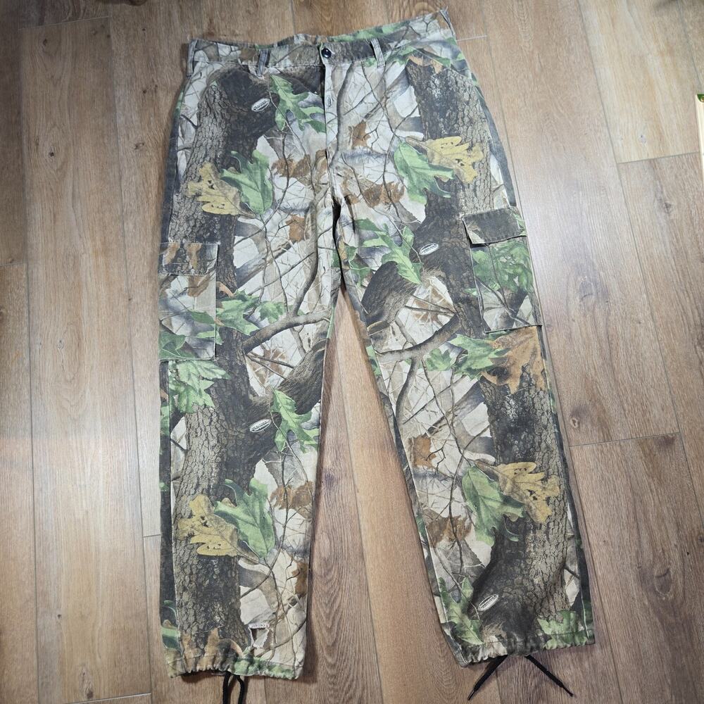 Vintage 90s Liberty Realtree Camo Pants Mens L 38-40 Hunting Outdoor USA